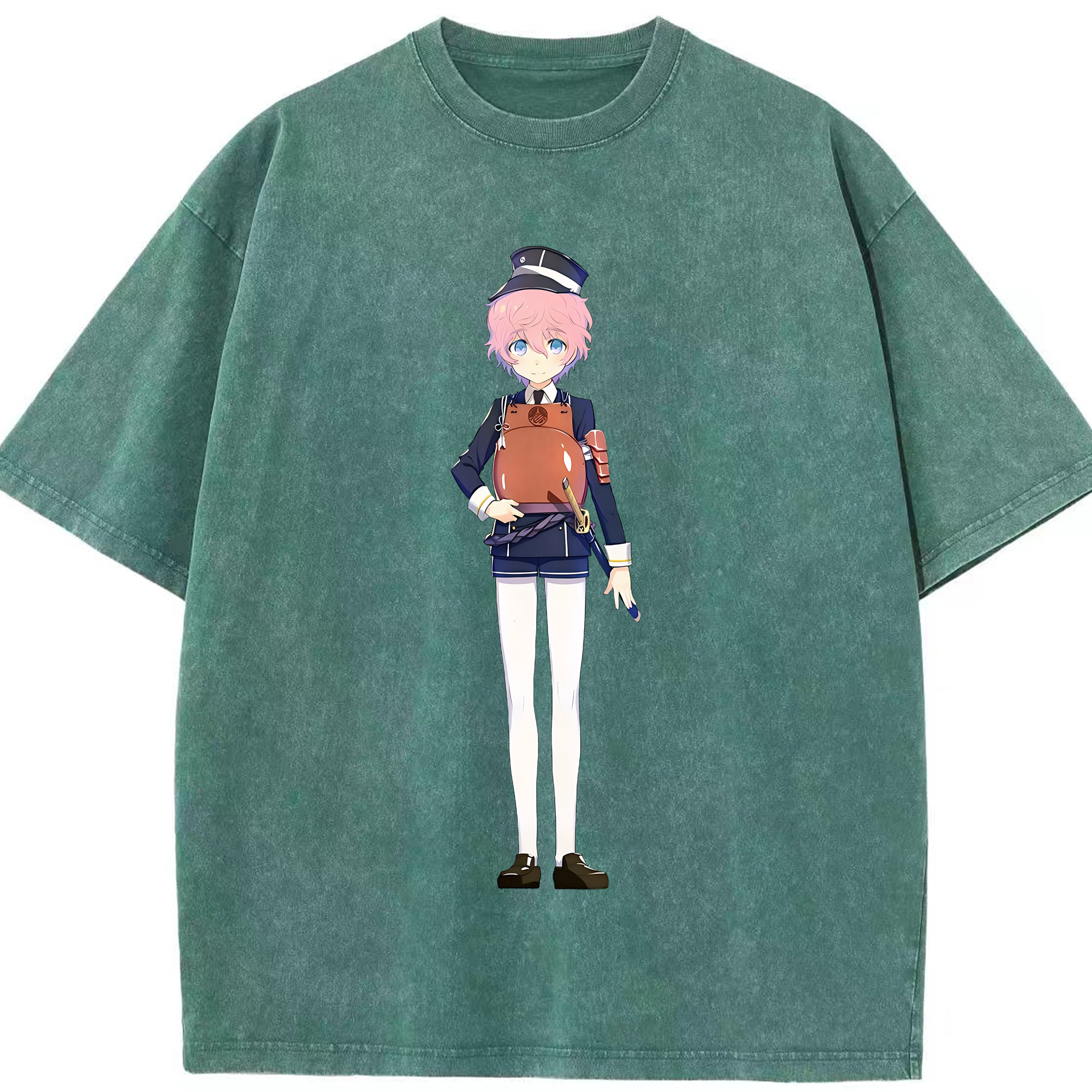 （画像用） 刀剣乱舞 Touken Ranbu 綿100% ヴィンテージ風 半袖Tシャツ（フロントプリント）
